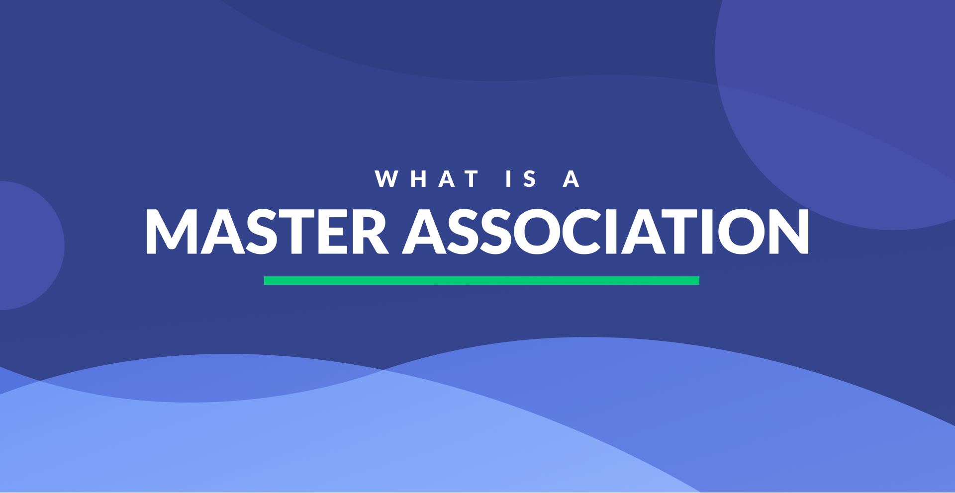 What is a master association definition examples